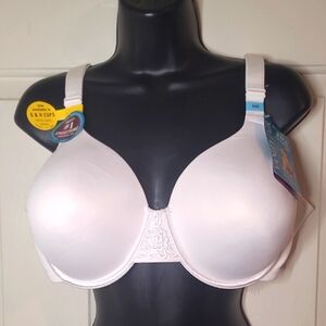 Vanity Fair White Full Figure  Bra Size 44C